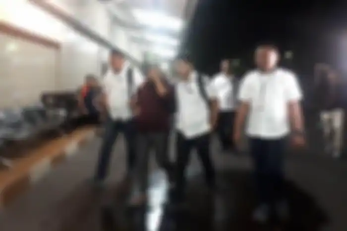 Tersangka berinisial HS (25) yang mengancam memenggal Presiden Joko Widodo ditahan di Polda Metro Jaya.(Foto: Kompas.com/ Rindi Nuris Velarosdela)  