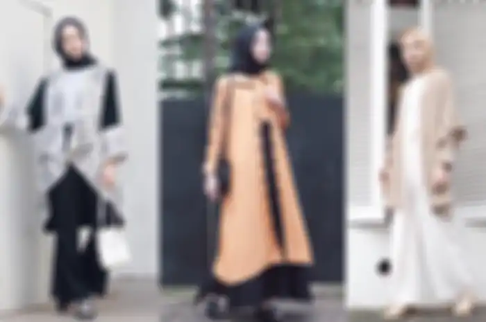 Outer hijab buat lebaran ala selebgram