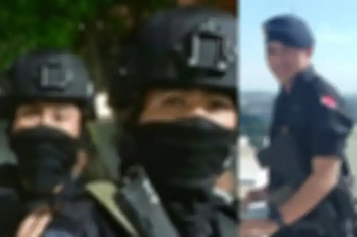 Viral Brimob bermata sipit saat aksi 22 Mei