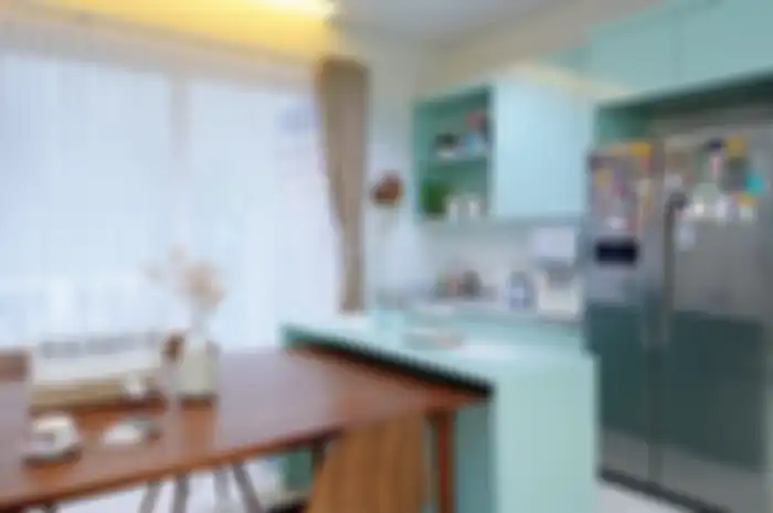 Dapur Segar dengan Hijau Mint