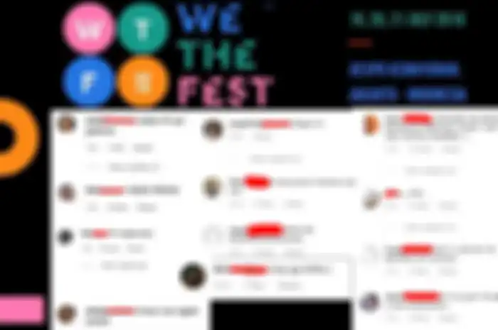 Komentar-komentar ngeselin di akun Instagram We The Fest