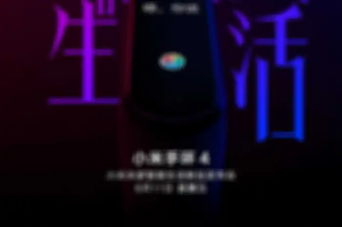 Poster promosi Mi Band 4