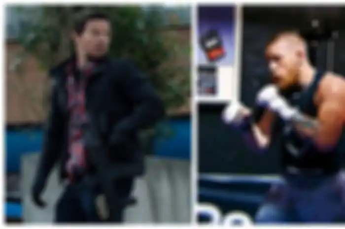 Mark Wahlberg (kiri) Conor McGregor (kanan)