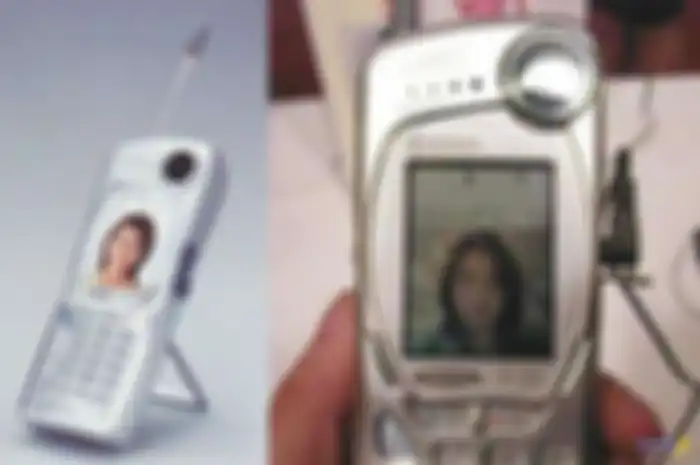 Kyocera VP-210 menjadi hape dengan kamera selfie pertama di dunia