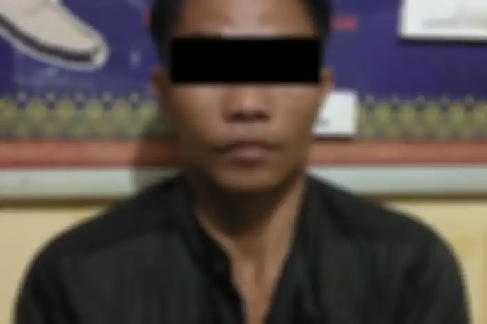 Pelaku pencabulan anak di bawah umur berinisial DD (33) (Foto: Dok Polres Rohul)