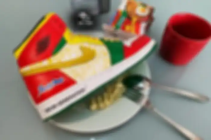 Sneaker custom Nike Air Jordan 1 x Indomie