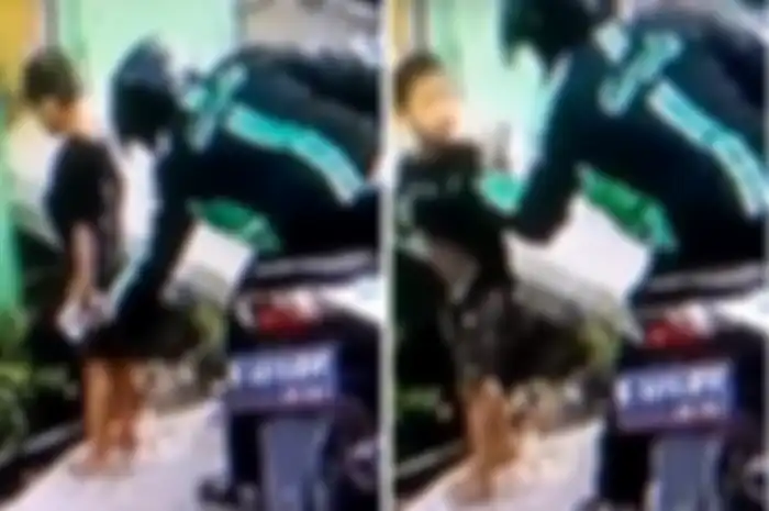 Viral video driver grab rampas ponsel anak kecil di Cengkareng.