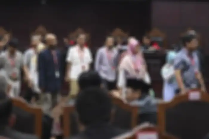 Para saksi dari pihak pemohon di Sidang Perselisihan Hasil Pemilihan Umum (PHPU) presiden dan wakil presiden di Gedung Mahkamah Konstitusi, Jakarta, Rabu (19/6/2019) yang beragendakan mendengarkan keterangan saksi dan ahli dari pihak pemohon.