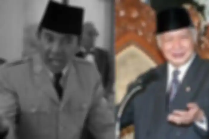 Soekarno dan Soeharto (Kolase Tribun Jateng dan Kompas.com) 