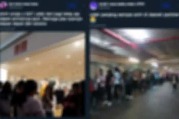 Antrian Uniqlo x BT21 di Indonesia
