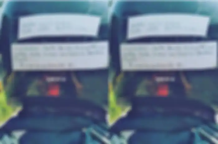 Mengharukan, Anak Driver Ojol Tulis Kalimat Menyentuh Hati di Helm Ayahnya Sebagai Tanda Sayang yang Tak Terhingga