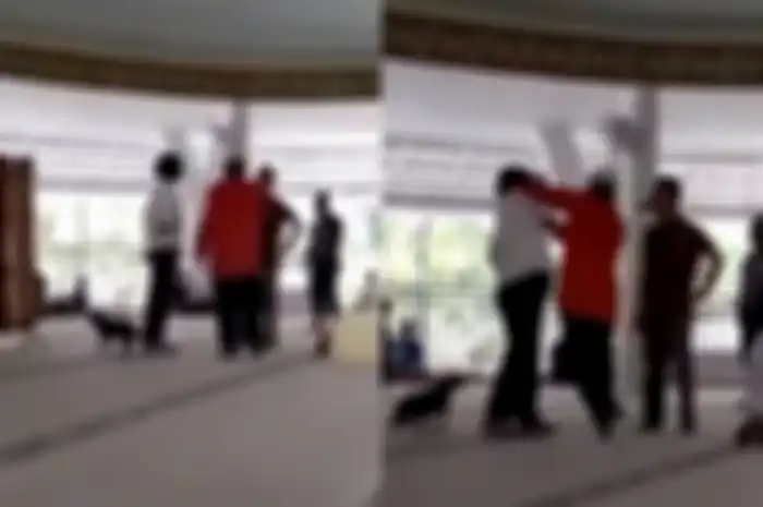 Viral wanita ngamuk sambil bawa anjing masuk masjid di Bogor