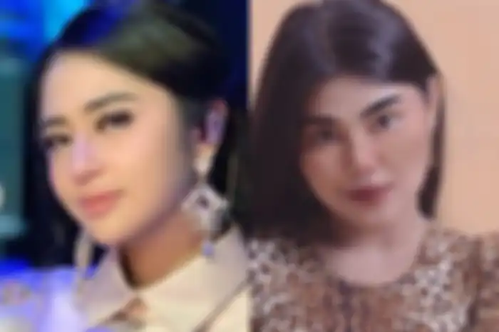 Kolase Dewi Perssik dan Rosa Meldianti