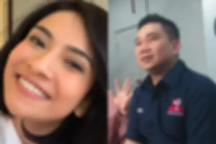 Kolase foto Vanessa Angel dan Milano Lubis.