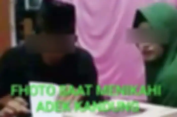Pernikahan sedarah kakak dan adik di Bulukumba (Facebook@yunirusmini)