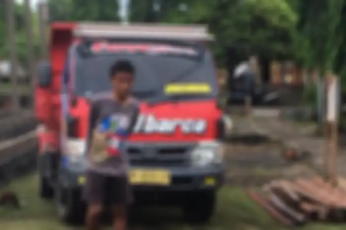 Muhammad Rafdi yang menjadi kuli bangunan