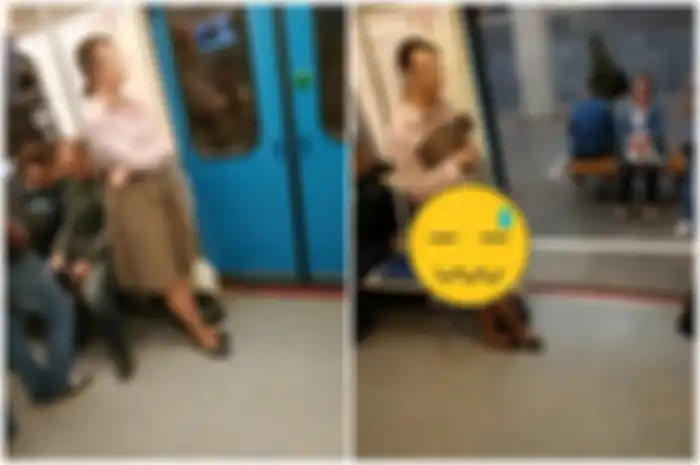 Ngamuk Tak Diberi Tempat Duduk di Kereta, Seorang Wanita Nekat Lepas Pakaian Dalamnya di Depan Para Penumpang