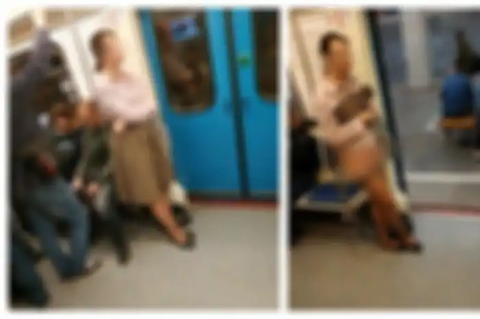 Tak Diberi Kursi Kereta, Perempuan Ini Protes ke Pria dengan Mengangkat Rok dan Melepas Pakaian Dalamnya