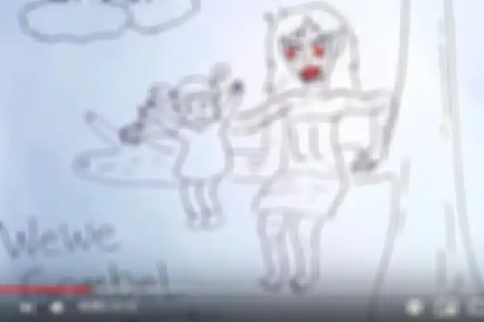 Ilustrasi Hantu Wewe Gombel