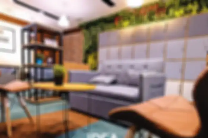 Intip Tampilan industrial pada ruang kantor yang “diaduk” dengan warna-warna cerah! 