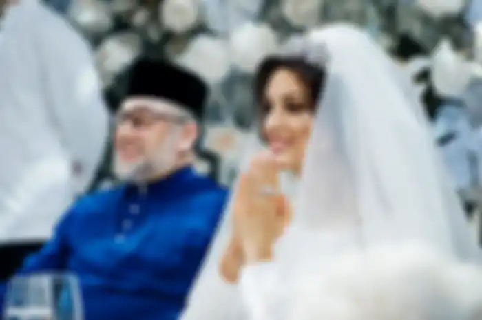 Oksana Voevodina saat menikah dengan Raja Malaysia.
