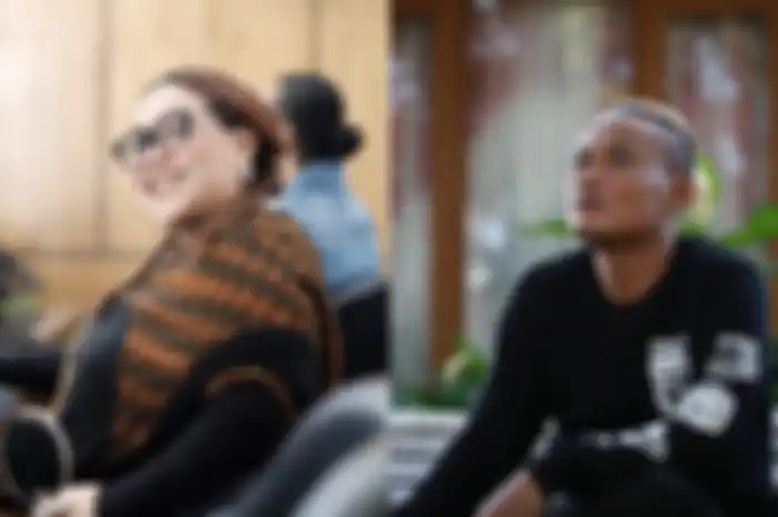 Kolase foto Nunung dan Sule