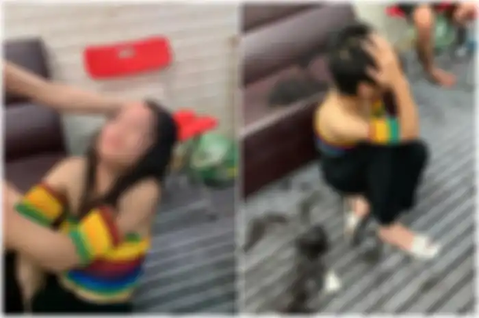 Istri sah nekat bondol habis rambut wanita simpanan sang suami