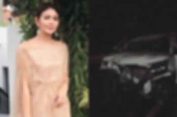 Juliana Moechtar alami kecelakaan hingga mobilnya ringsek