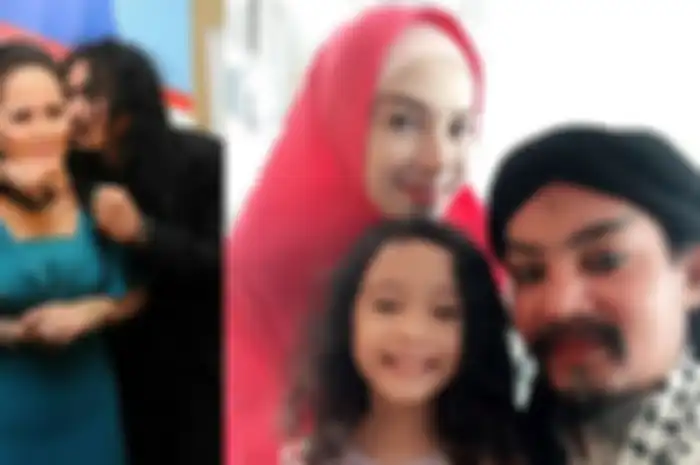 (kiri) Limbad dan Susi, (kanan) Limbad dan Benazir serta Bintang