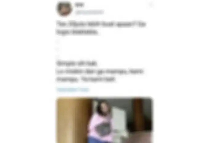 Cuitan akun akun twitter @tinystardustt yang bikin heboh netizen