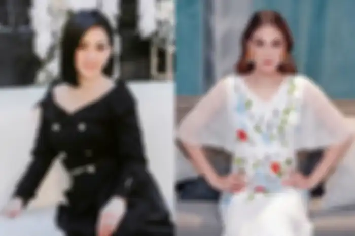 Syahrini dan Luna Maya