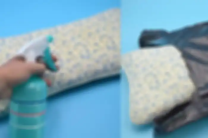 Nggak Perlu di Cuci, Coba Masukkan Bantal ke Kantong Plastik Hitam dan Lihat Hasilnya