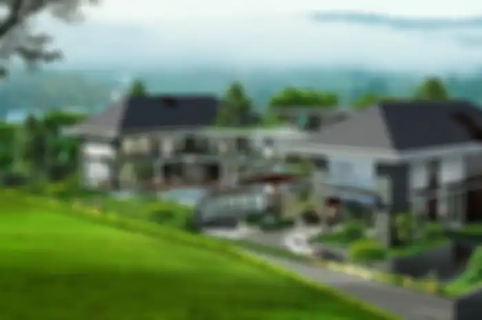 Ilustrai bungalo mewah di Singapura