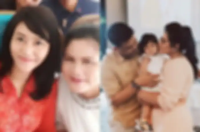 Sandhyca Putrie, Iriana Jokowi, Sedah Mirah dan kedua orang tuanya
