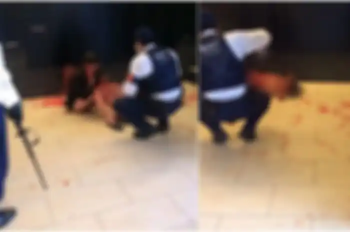 Ditemukan Berlumuran Darah Sambil Duduk Santai di Samping Mantan Pacarnya yang Terluka, Wanita ini Bak Psikopat
