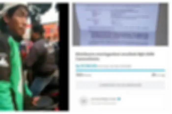 Viral, Tangisan Driver Ojol yang Kehilangan Motor Saat Terima Orderan, Netizen Galang Sumbangan Terkumpul Hingga Rp 40 Juta