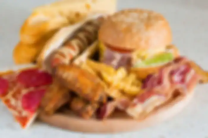 Ilustrasi junk food.