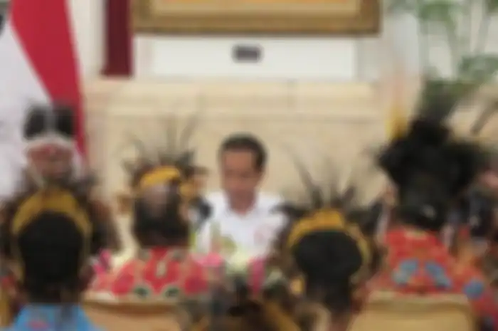 Presiden Jokowi melakukan pertemuan dengan para tokoh tanah Papua.