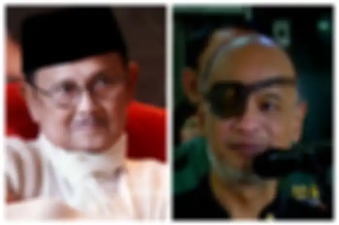Mendingan BJ Habibie dan anak keduanya, Thareq Kemal Habibie.