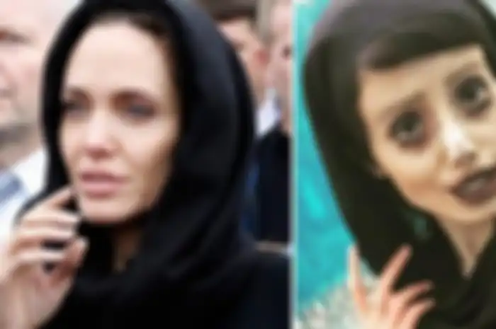Angelina Jolie dan Sahar Tahar, Sahar terobsesi meniru Angelina Jolie 