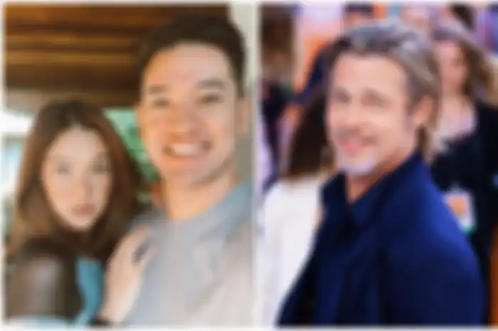 Nana Mirdad, Andrew White, dan Brad Pitt