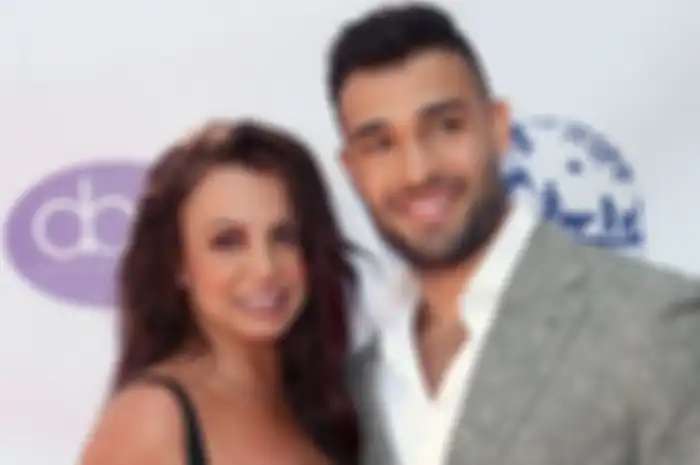 Britney Spears dan Sam Asghari dalam acara Daytime Beauty Awards 