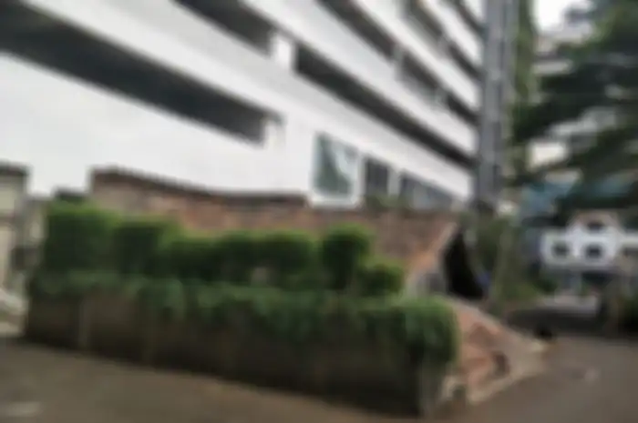 Rumah Ibu Lies (64) terkepung gedung Apartemen Thamrin Executive Residence, Tanah Abang, Jakarta Pusat. Rumah dia masih berada di dalam kompleks apartemen itu karena menolak untuk digusur.  