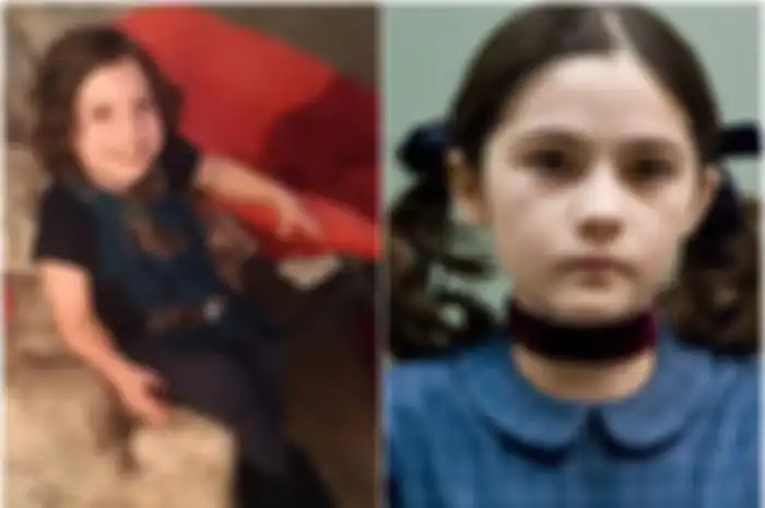 Natalie Grace (kiri), film The Orphan (kanan)