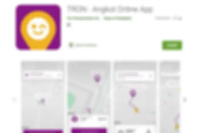Aplikasi angkot online TRON