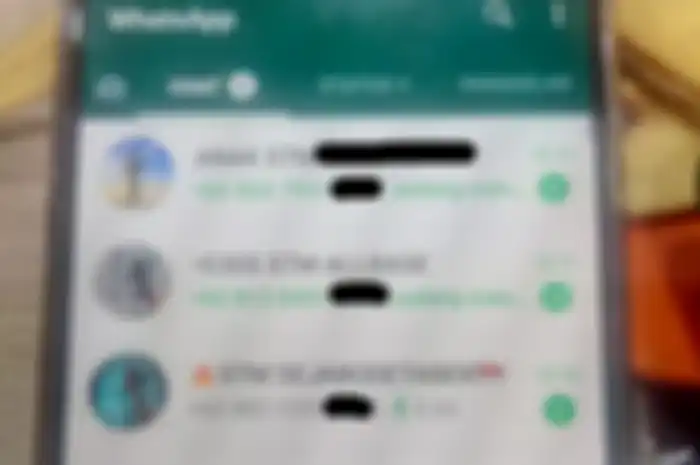 Tangkapan layar WAG pelajar STM dalam unjuk rasa di Jakarta