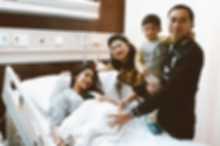 Aliya Rajasa saat melahirkan putra keduanya, Pancasakti Maharajasa Yudhoyono