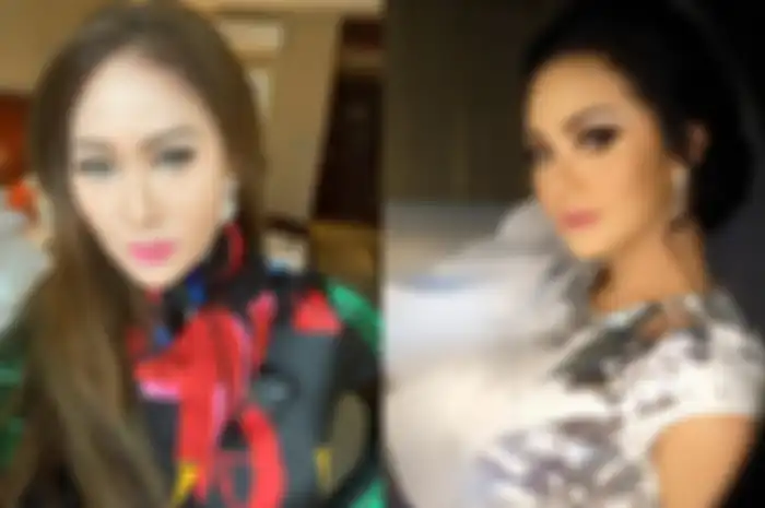 Kolase foto Inul Daratista - Krisdayanti