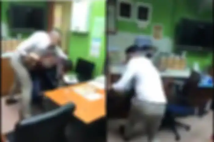 Naik Pitam Pergoki Istri Selingkuh Lewat CCTV Klinik, Seorang Suami Hajar dan Tendang Seorang Dokter Tanpa Ampun!