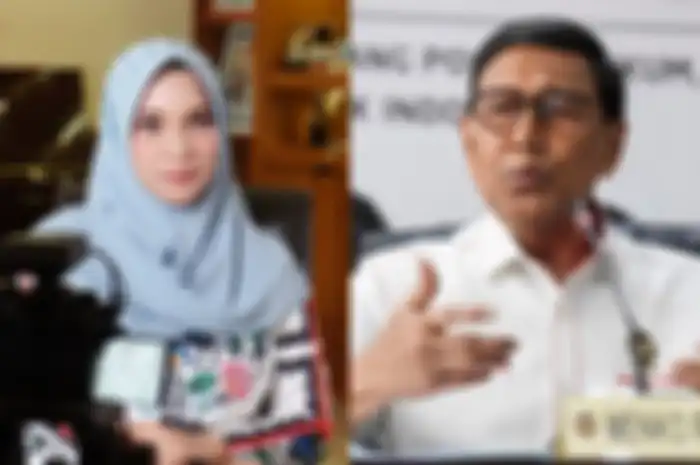Hanum Rais (kiri) Wiranto (kanan)